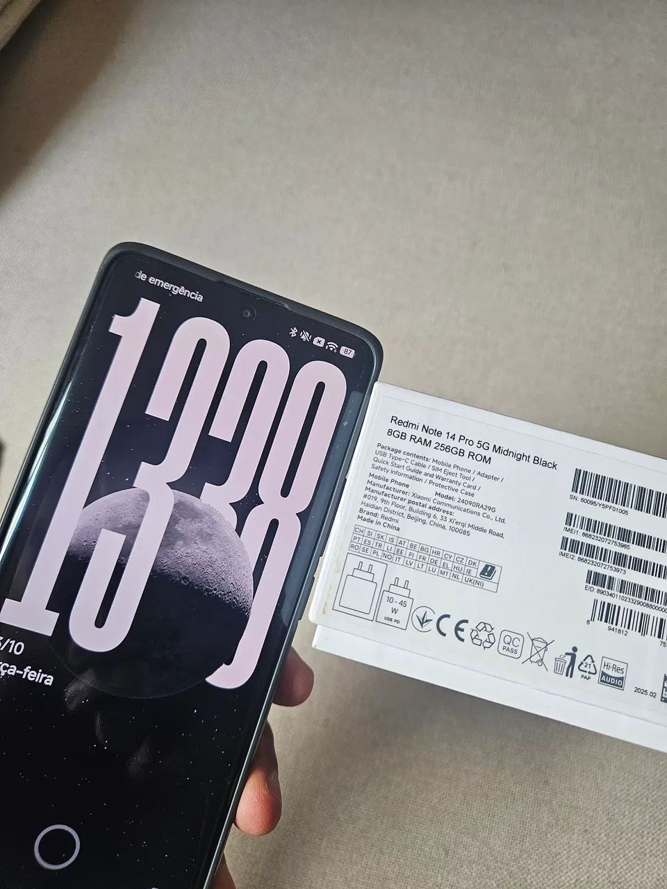 Redmi Note 14 Pro 5G 256GB Preto - Foto 2