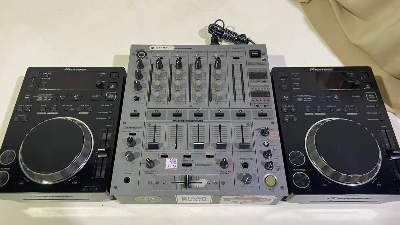 Setup Dj - par cdj 350 e mixer djm 600 - Foto 3