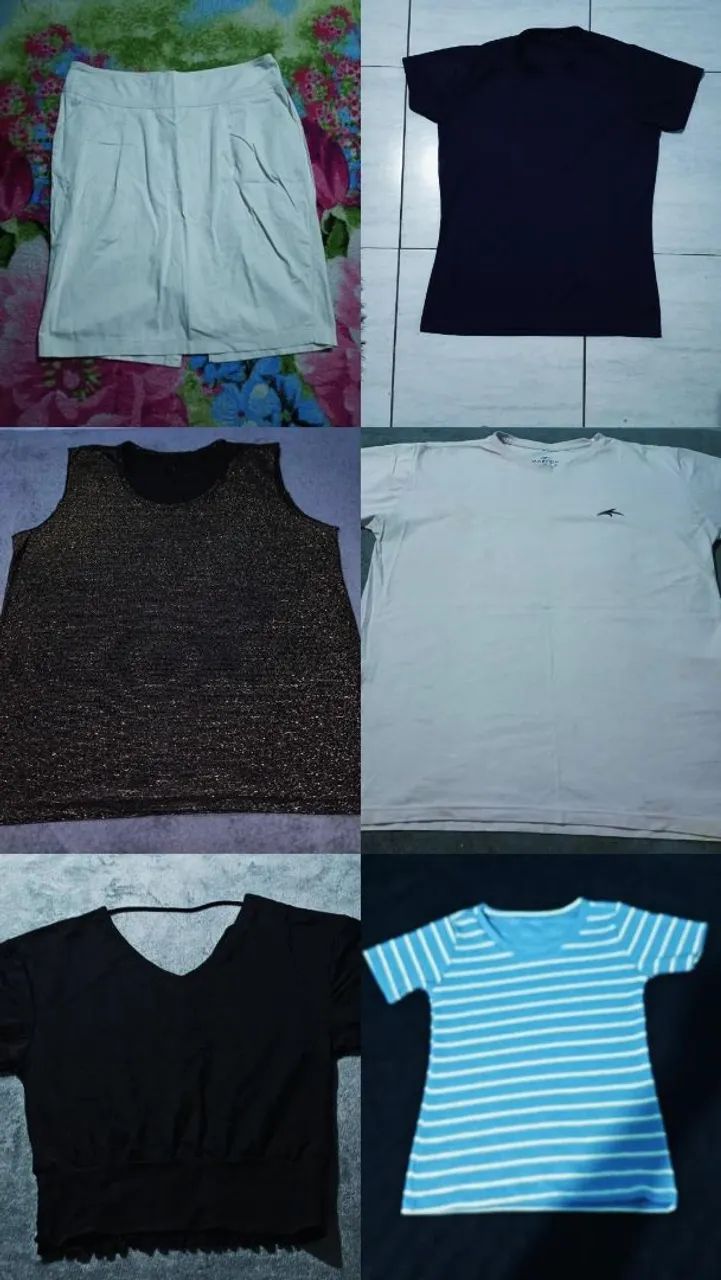 Lote 50 peças roupas - Foto 3