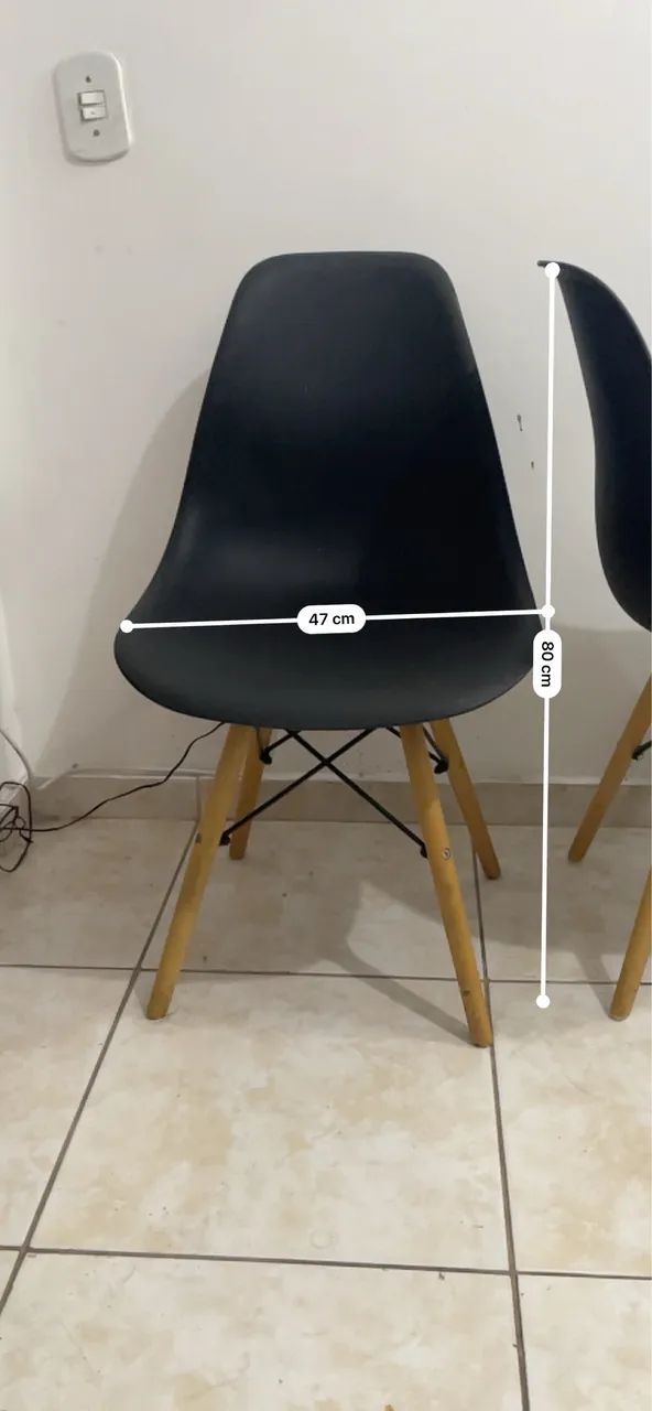 Mesa Eames Eiffel com duas cadeiras 65171913169282121