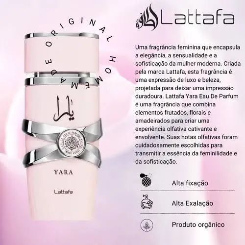 Perfume Árabe Yara Lataffa Original Autêntico - Foto 2