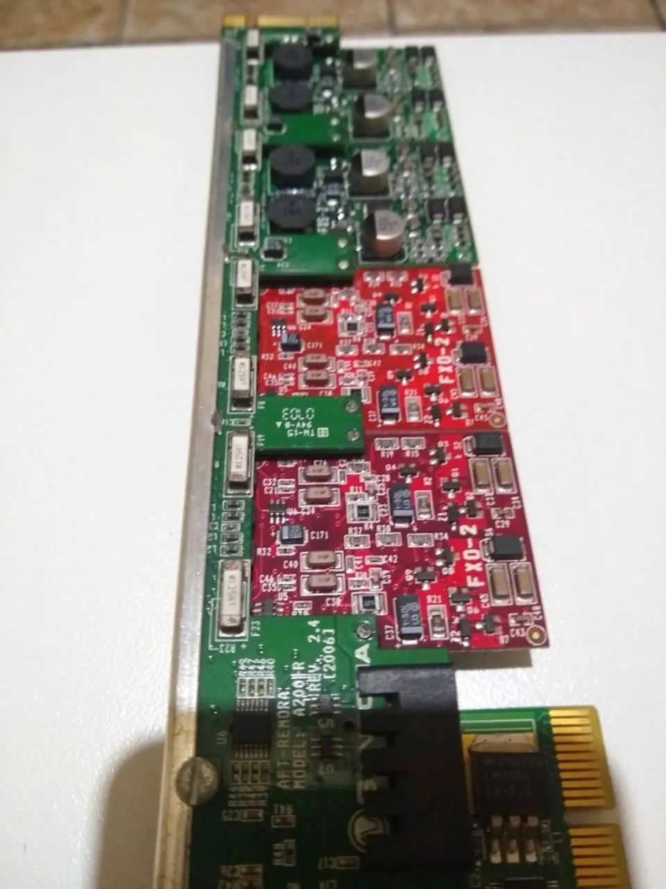 Placa Telefonia Sangoma AFT PCI Express 4 FXO Para Asterisk FreePBX - Foto 2
