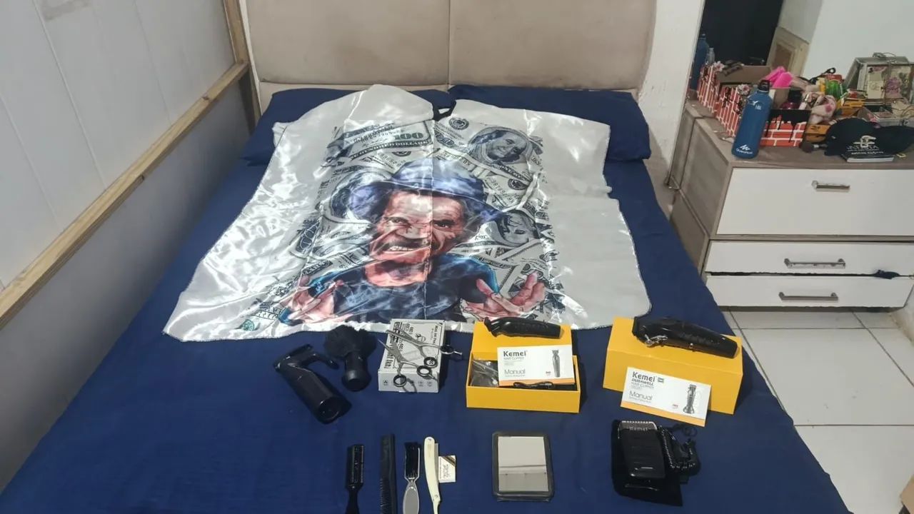 Kit barbeiro iniciante novo 
