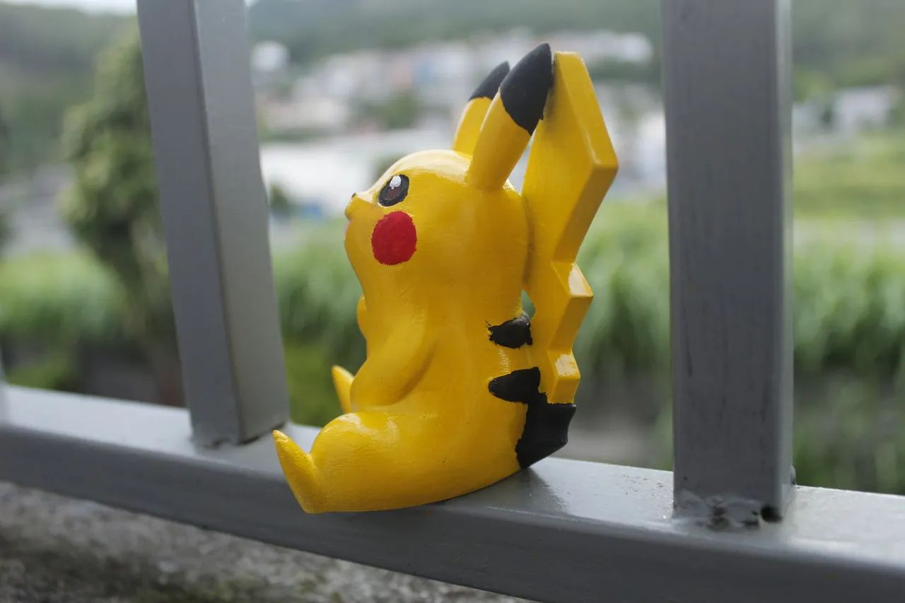 Estátua Pikachu Pokémon- Decoração Geek - Foto 3