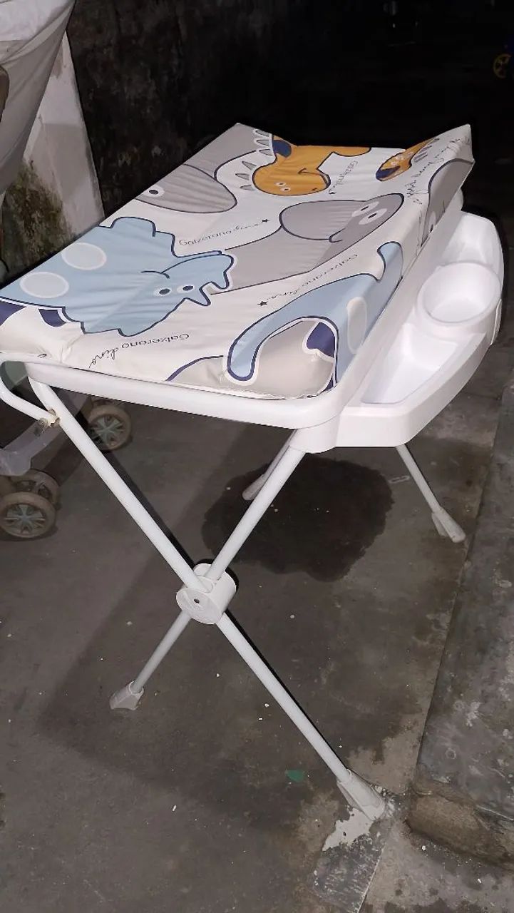 Banheira com trocador