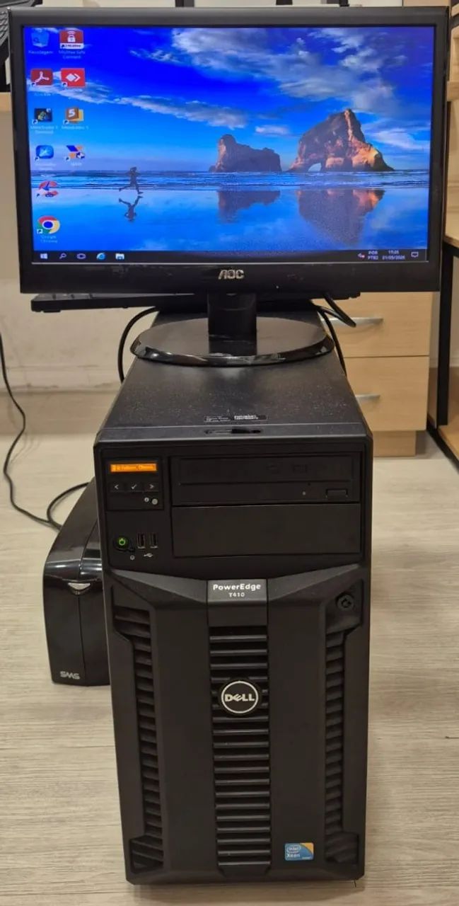 Servidor Torre Dell PowerEdge T410 Xeon 4 Núcleos / 8 Threads