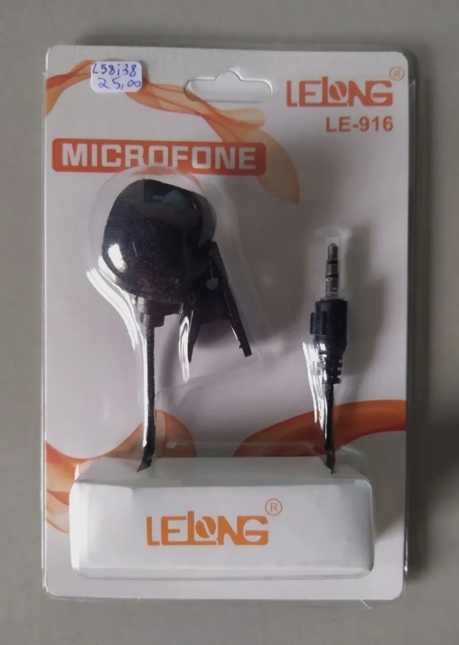 Lapel Microphone P2 Lelong LE-916 with Adapter