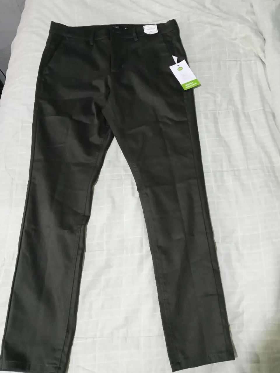 Calça Chino Verde Militar - Foto 4