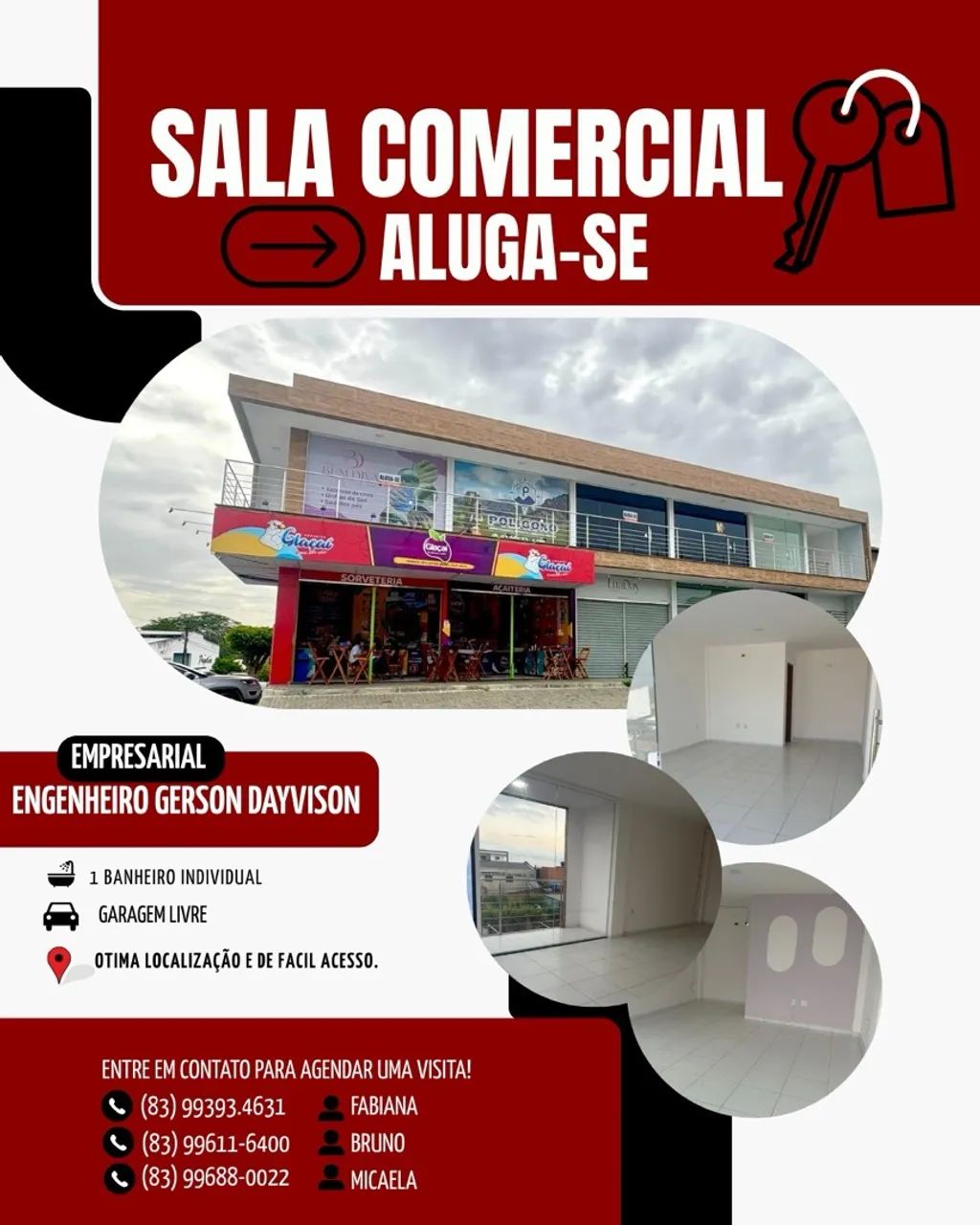 Aluga-se Salas comerciais 