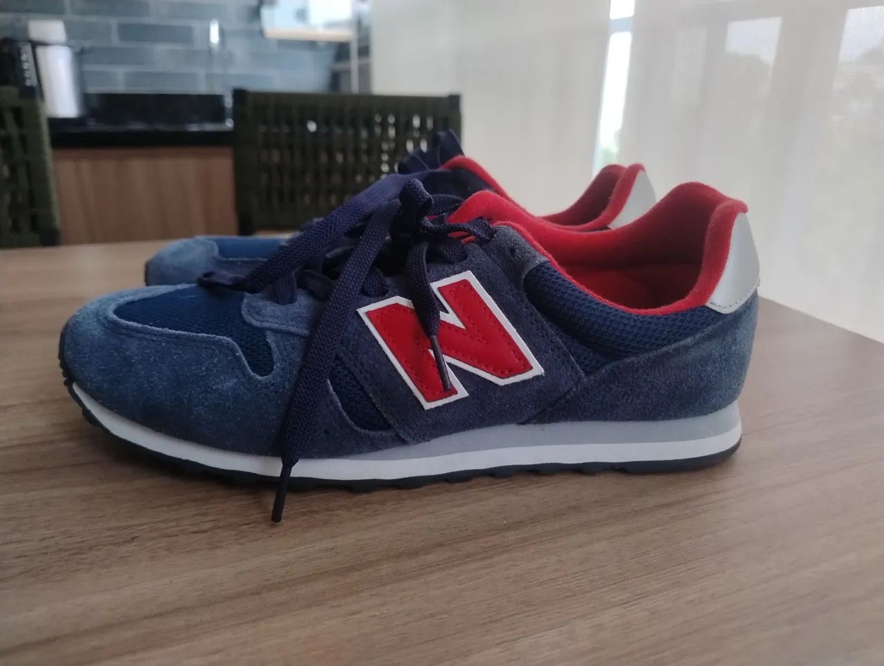 New Balance 373 em azul-marinho - Foto 5