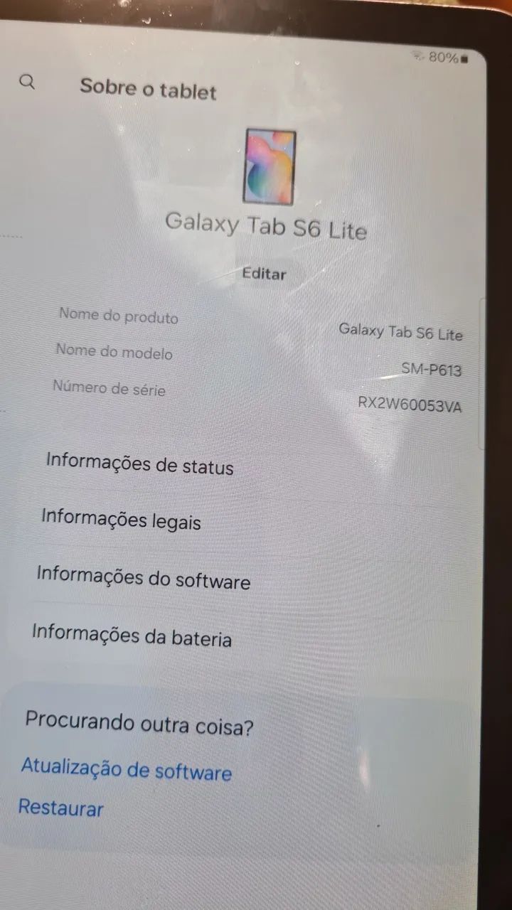 Samsung tablet S6 lite P613 wifi 4/64g - Foto 3