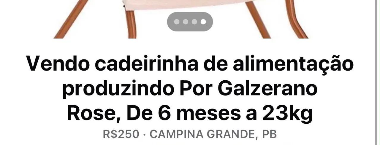 Cadeirinha de alimentação  - Foto 3