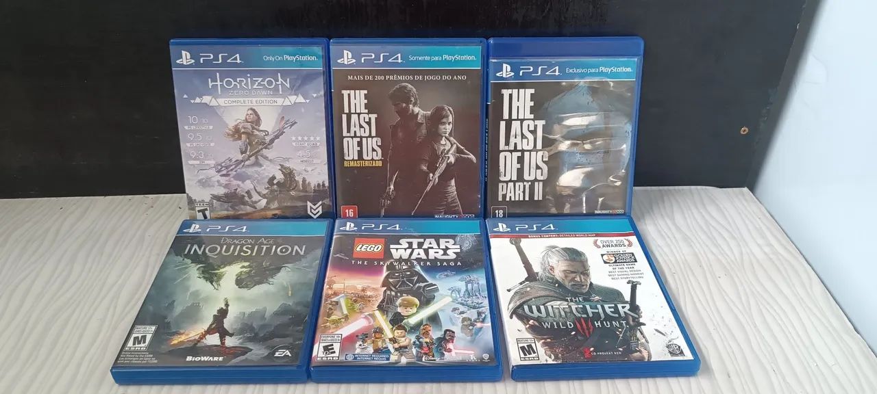 Lite de jogos de PS4.