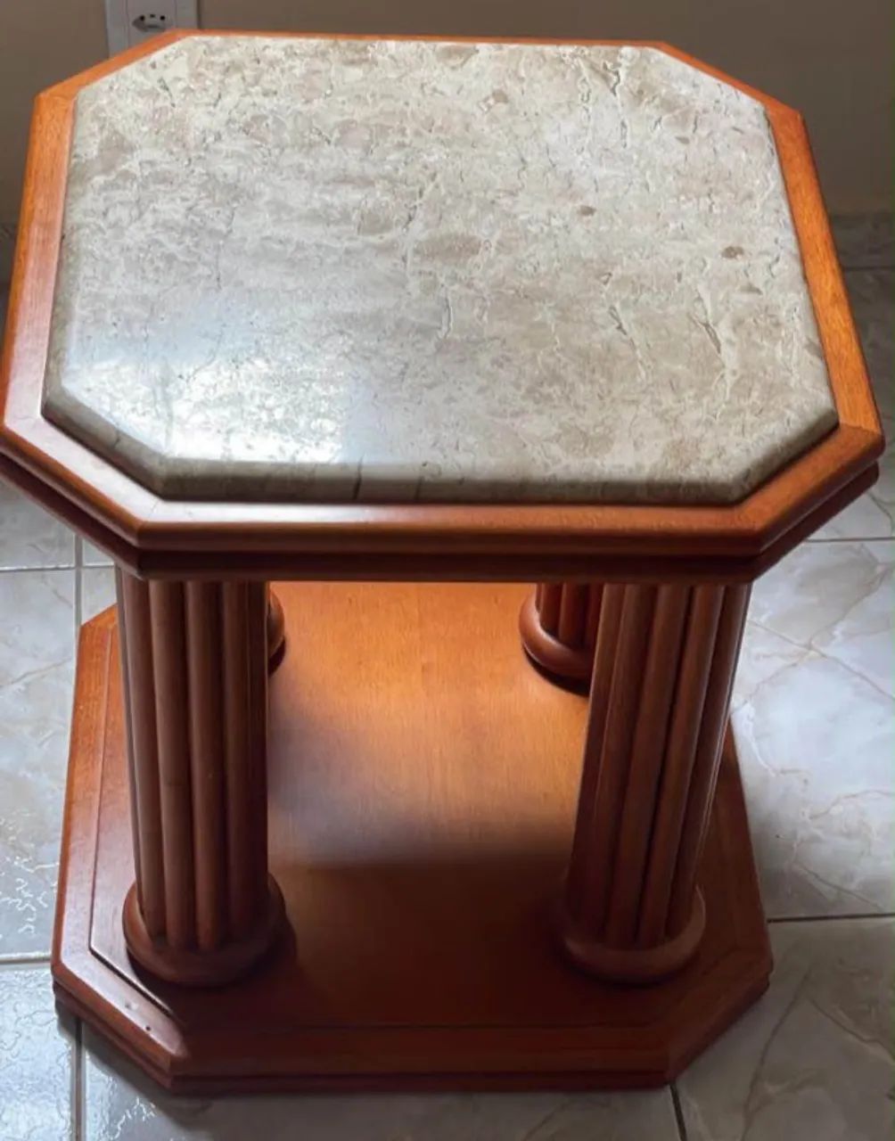 Mesa de madeira para quarto, sala ou escritório - Foto 2