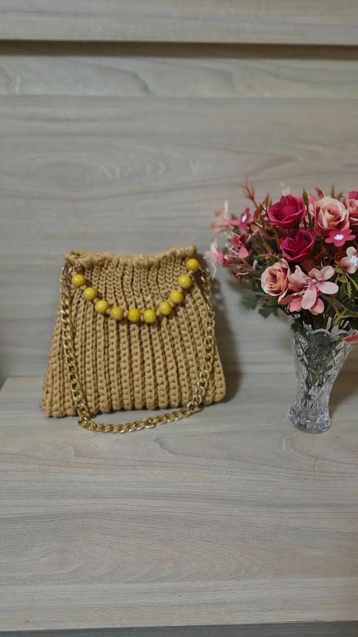 Bolsas de crochê Náutico e Fio Premium  - Foto 4