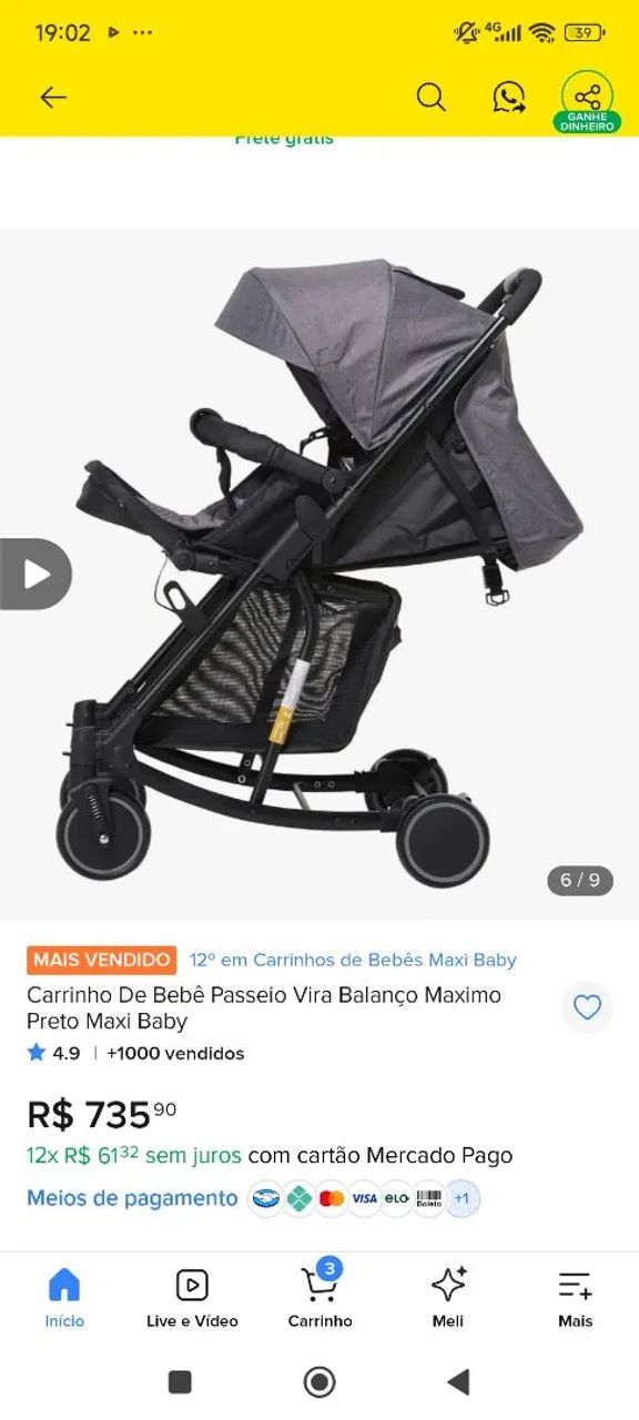 Carrinho de bebê  - Foto 3