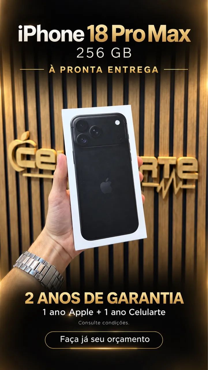 IPHONE 18 PRO MAX - 2 ANOS GARANTIA
