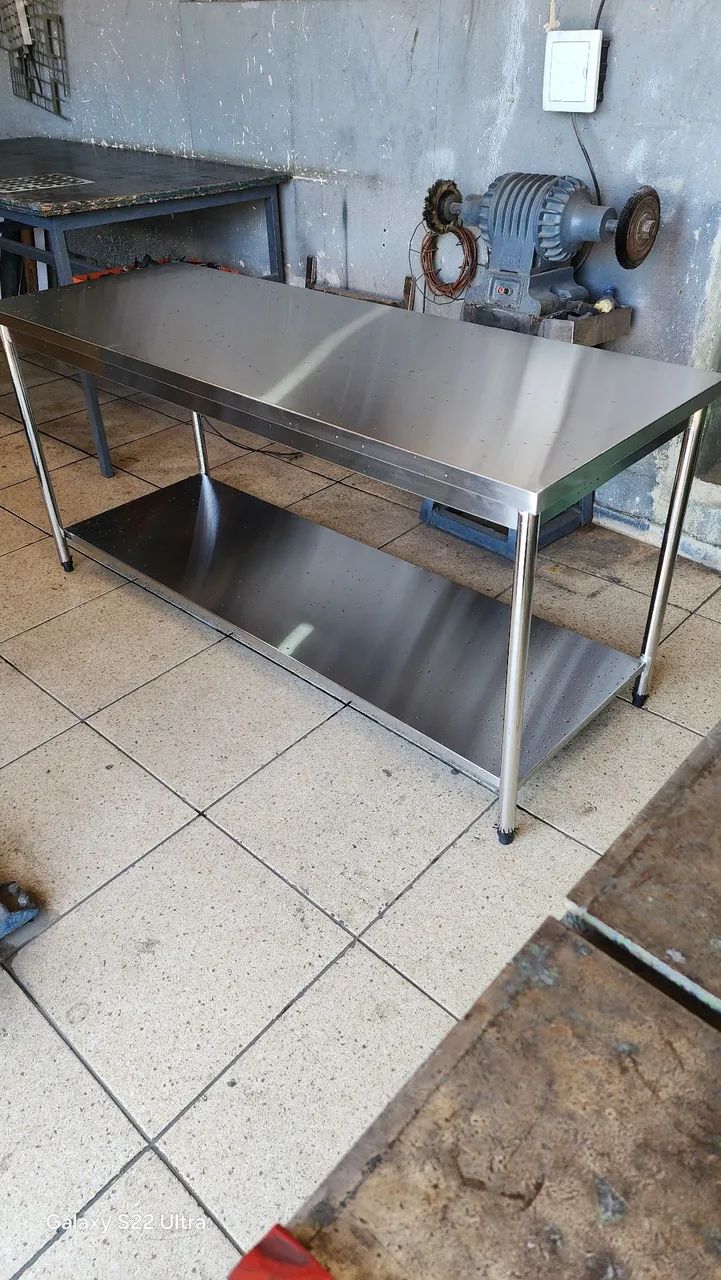 MESA INOX INDUSTRIAL PRONTA ENTREGA  - Foto 2