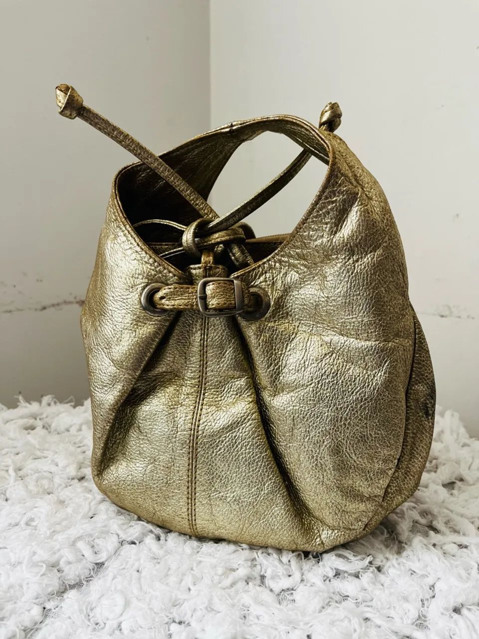 Bolsa de mão em couro legítimo 