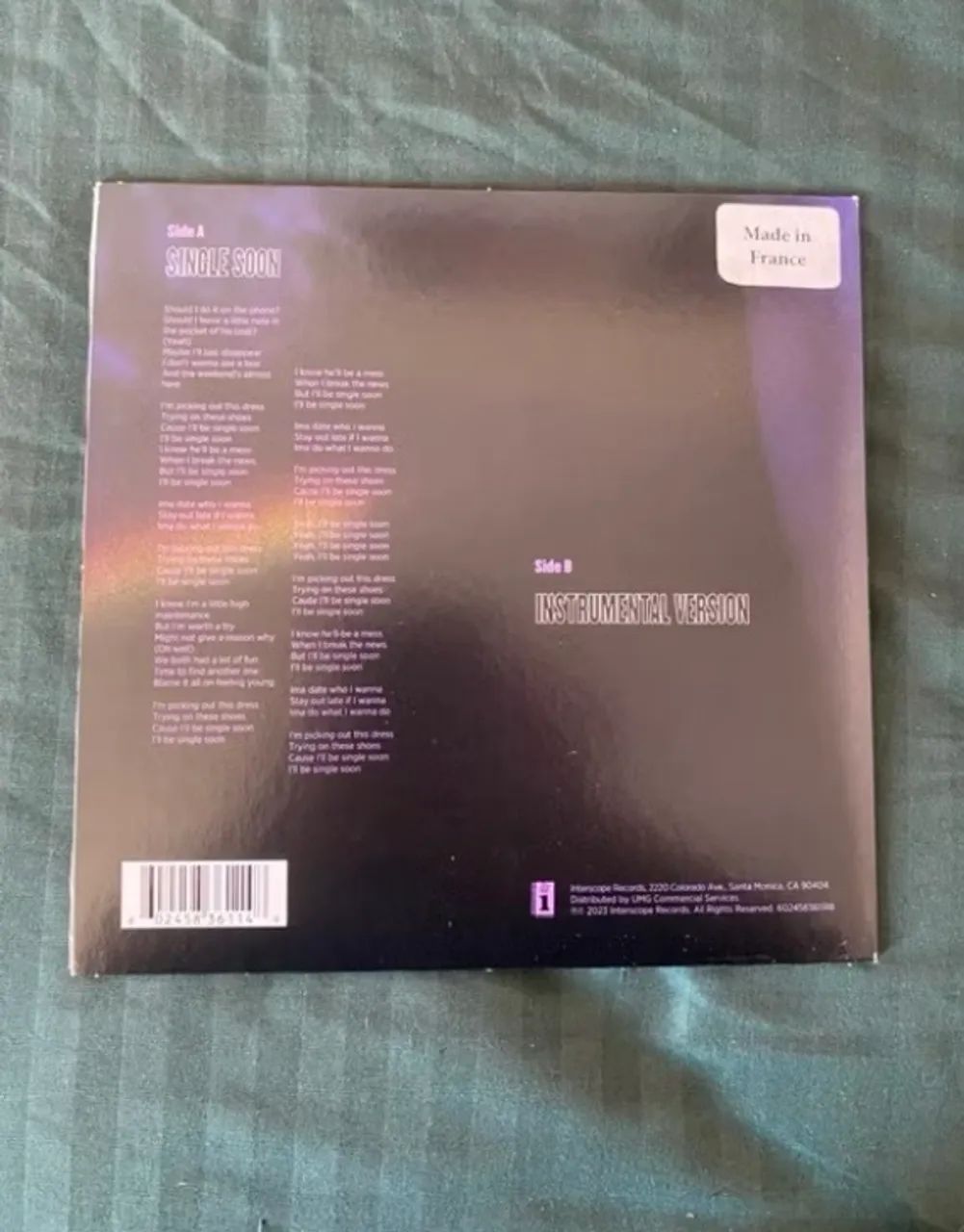 Vinil Single Soon Selena Gomez  - Foto 2