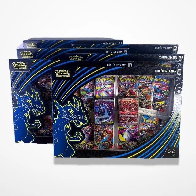 Pokémon Box Charizard X EX - Lacrado e Original - Foto 3