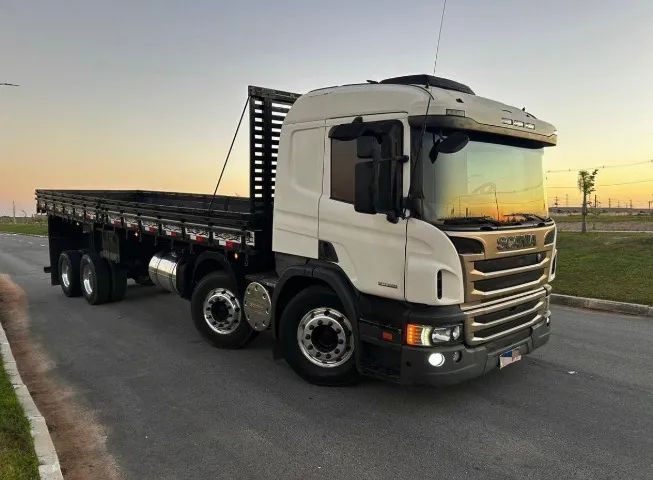 scania p 310 8x2 ano 2014 carroceria - Foto 4