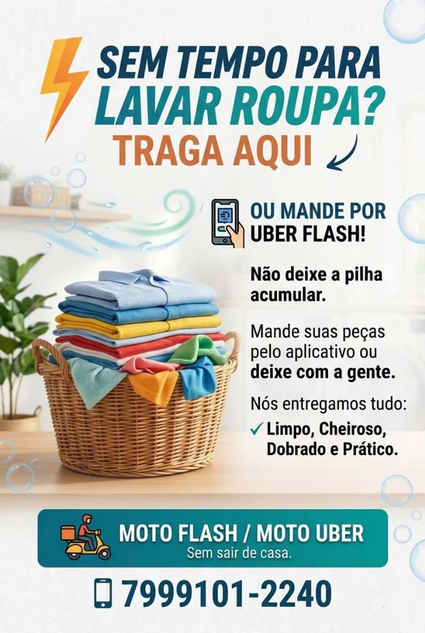 Lavo roupas do dia a dia