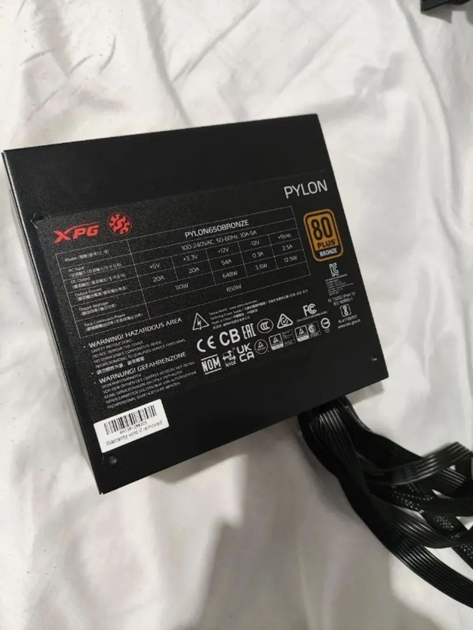 Fonte XPG Pylon 650w - Bronze - Foto 2