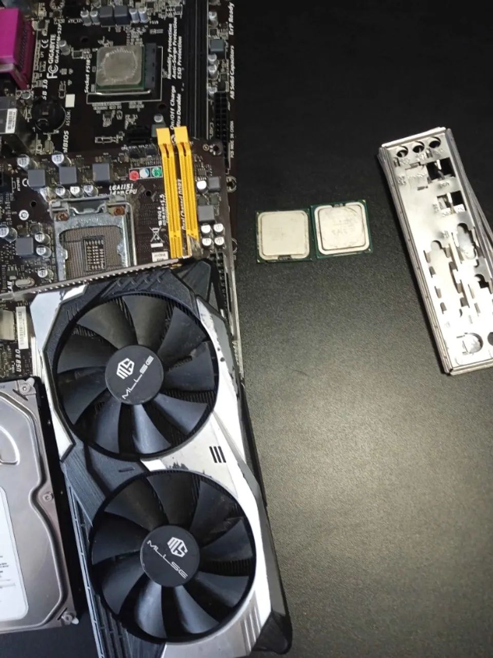 Kit Placas Mãe, Rx 580 e Processadores (Retirada de Peças) - Foto 3