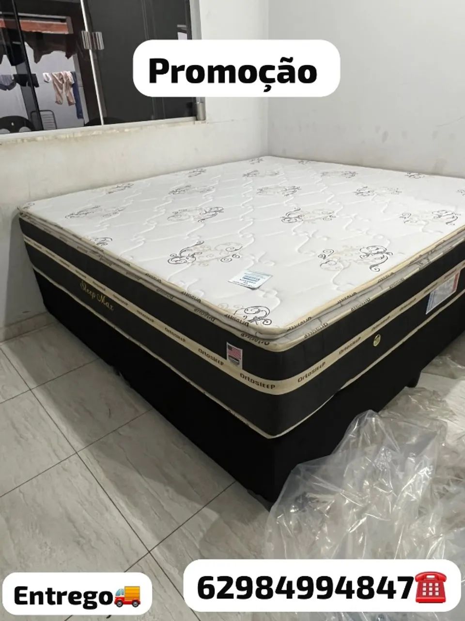 Colchao king novo