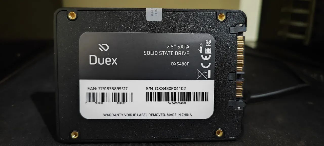 SSD SATA 480GB (NOVO)