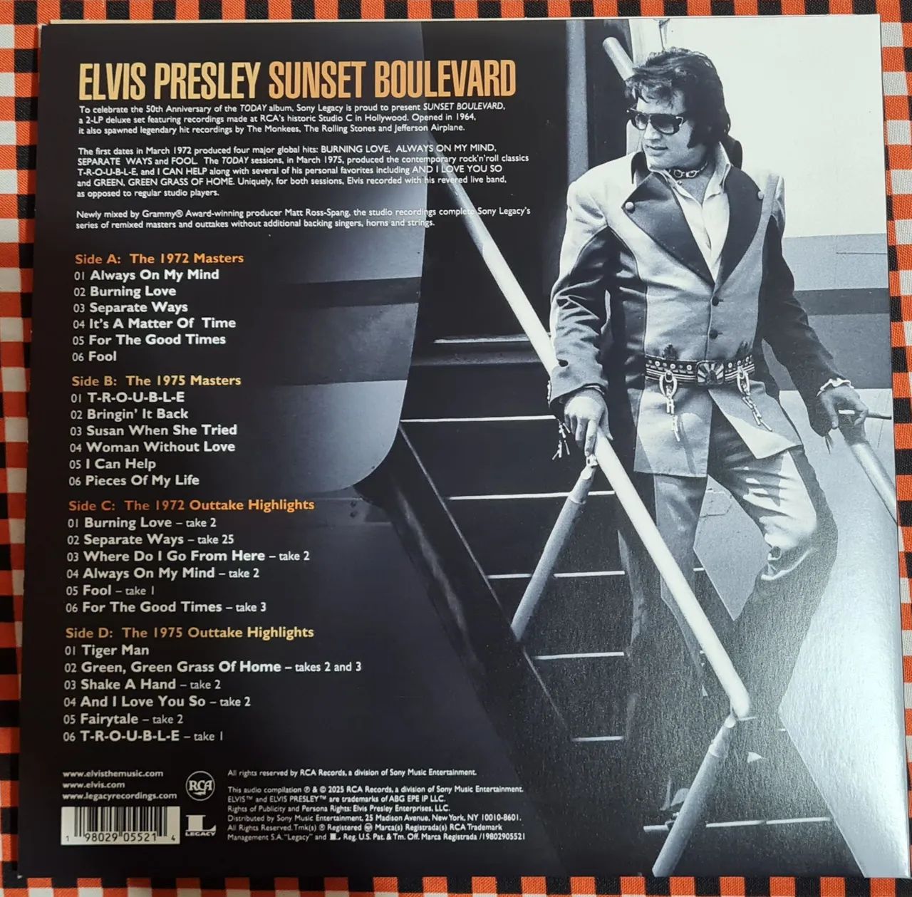Lp Elvis Presley Sunset Boulevard 180g Remaster duplo capa dupla - Foto 3
