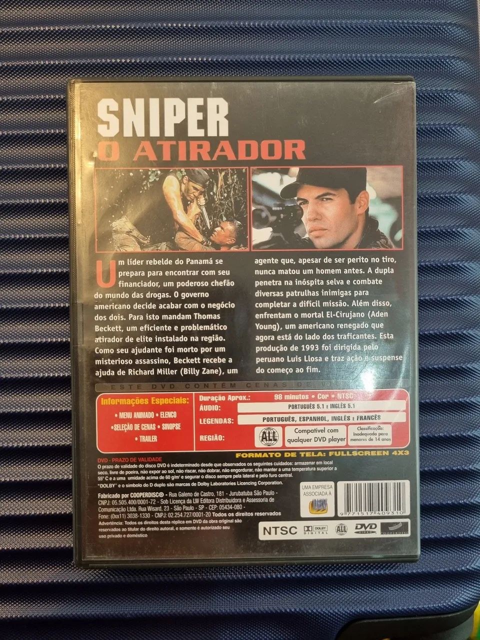 DVD Sniper O Atirador com Tom Berenger - Foto 2