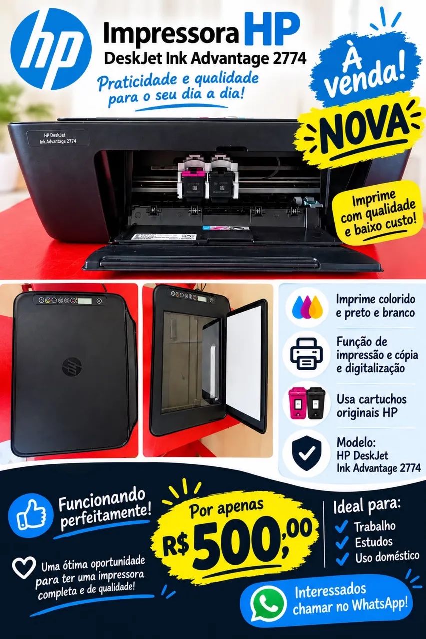 Impressora HP - Foto 3