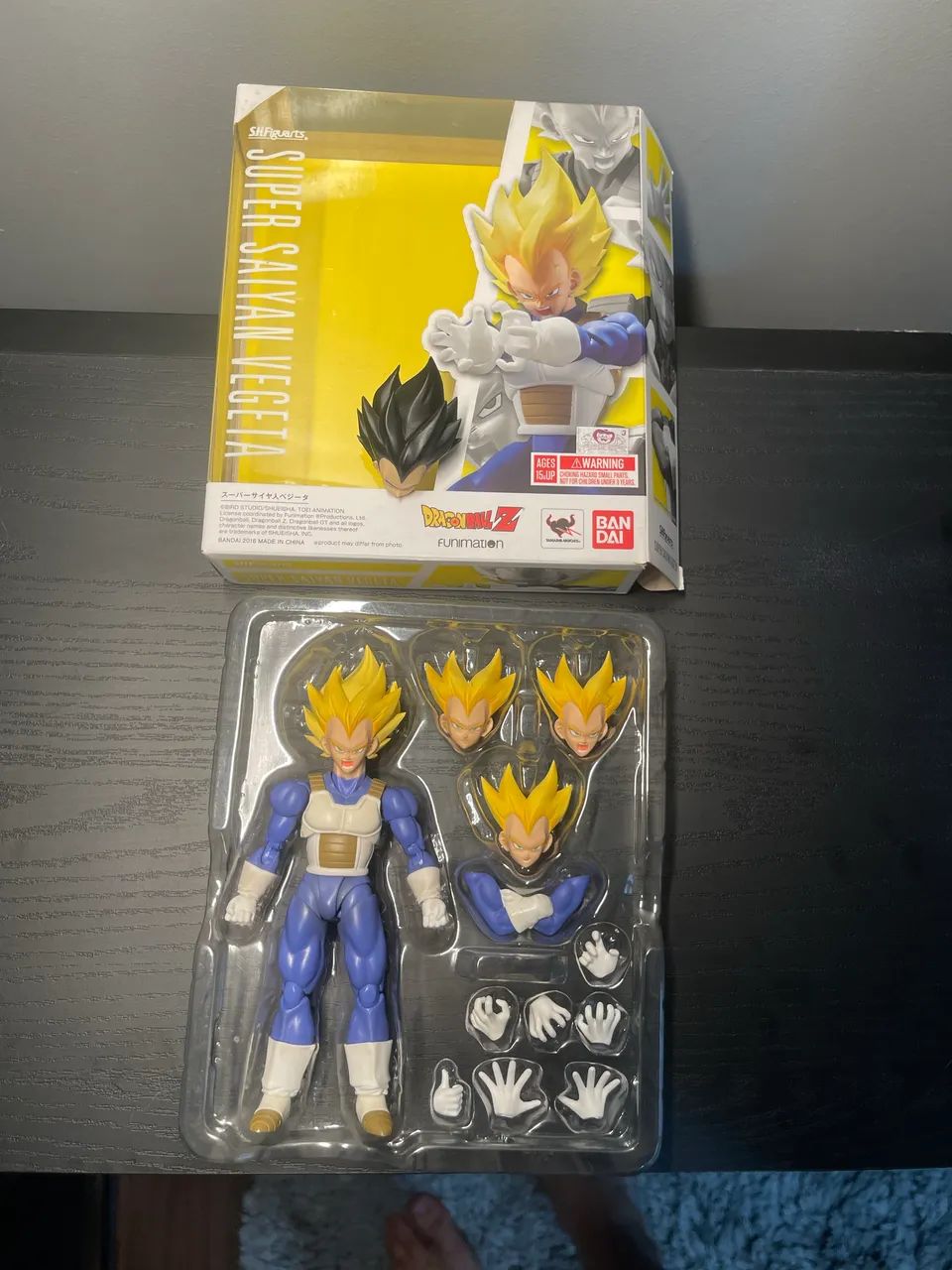 S.h figuarts Dragon ball - Super vegeta + head extra  - Foto 4