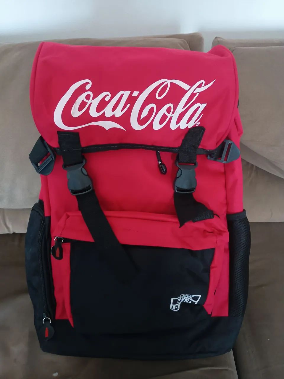 Mochila camping coca cola 