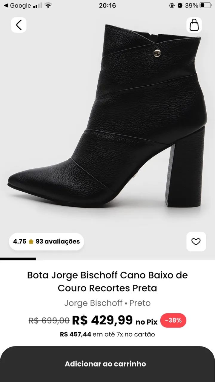 VENDO BOTA Jorge Bischoff - Foto 2