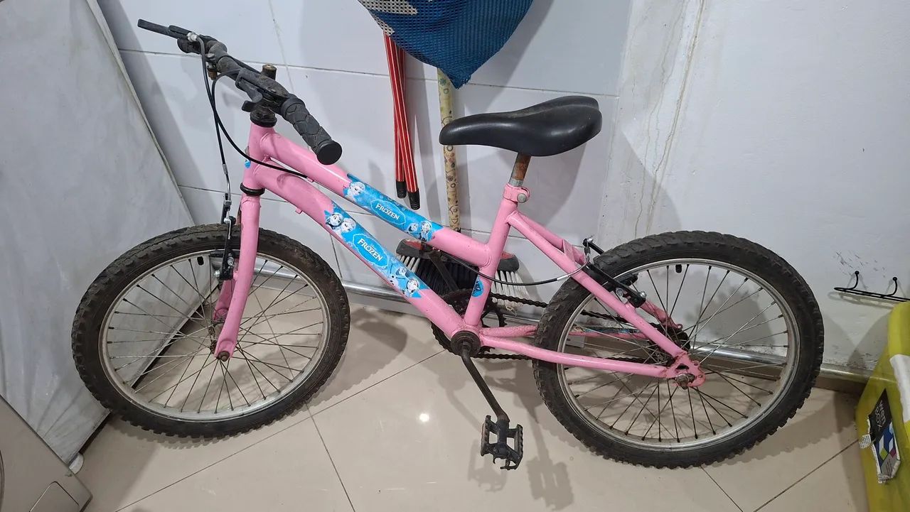 Bicicleta aro 20 - rosa