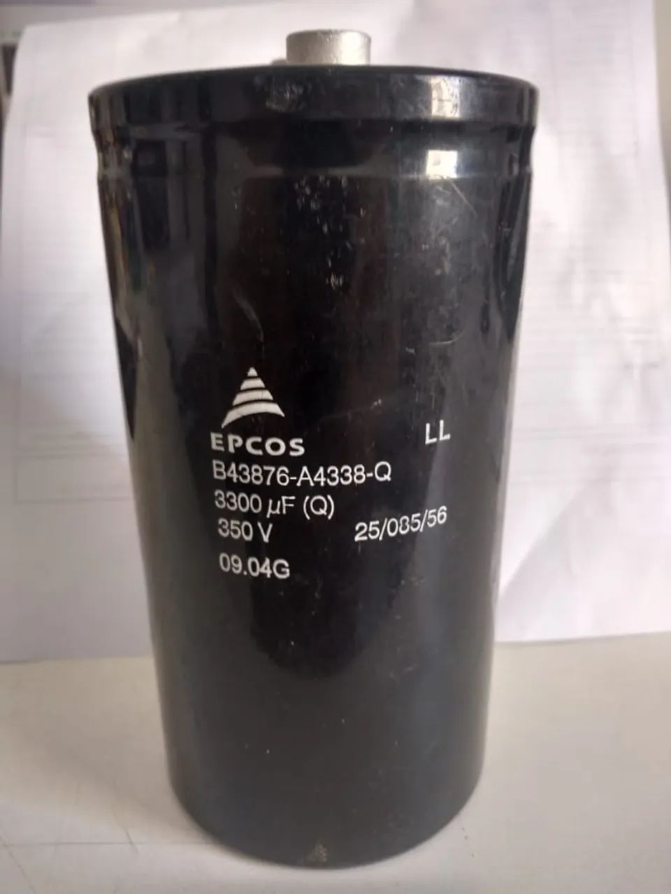 capacitor epcos -3300 f 