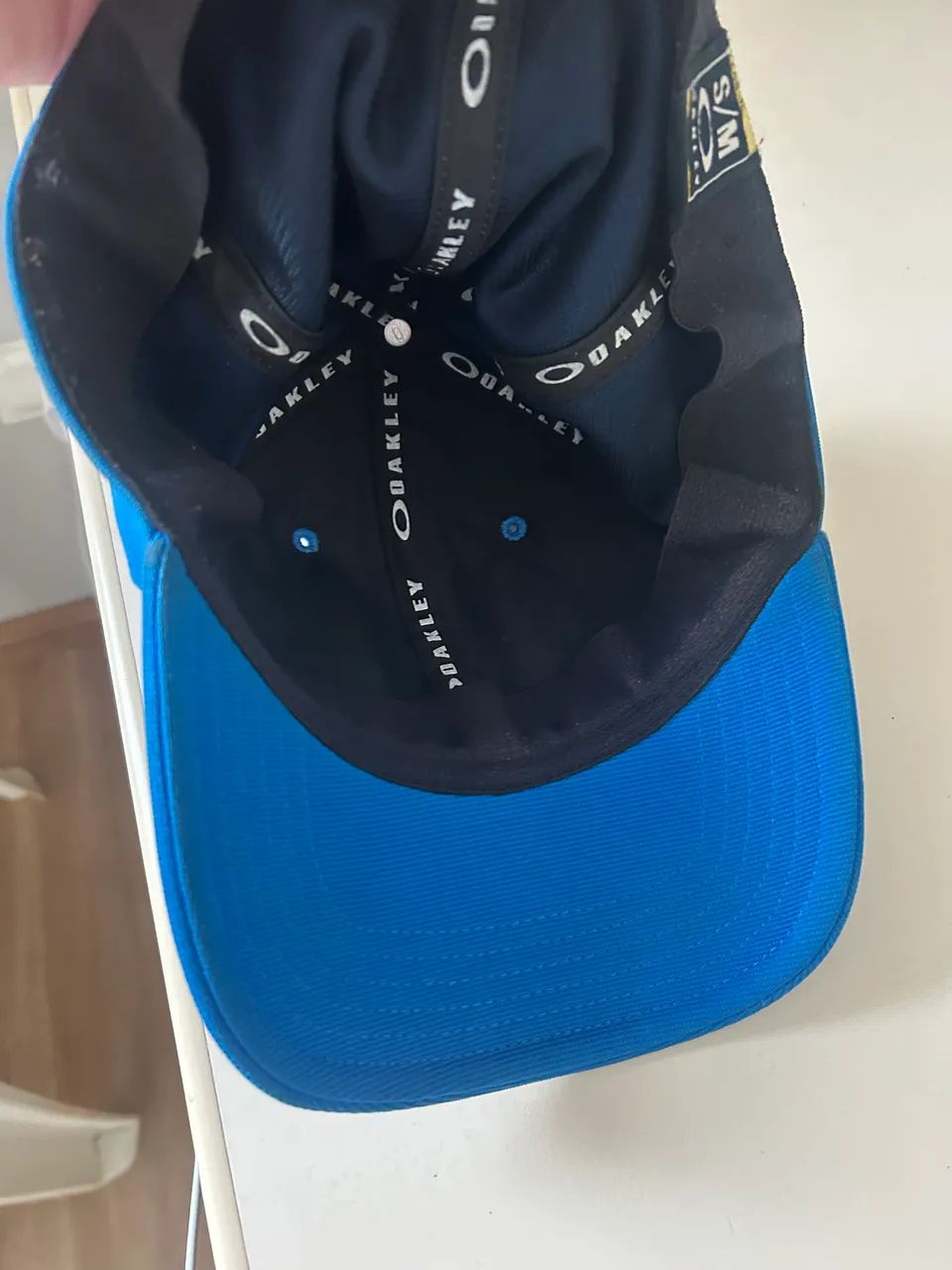 Boné oakley original azul aba curva  - Foto 2