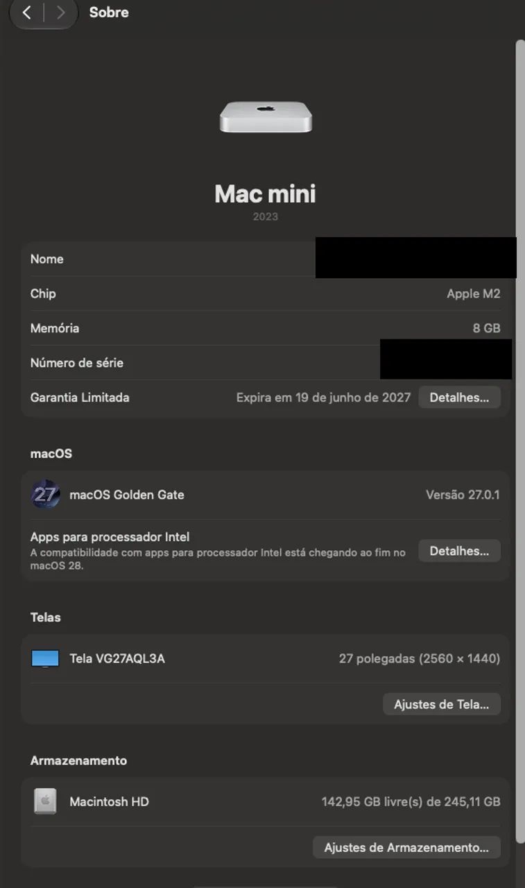 Apple Mac mini M2 256gb/8gb (Ainda na garantia) - Foto 4