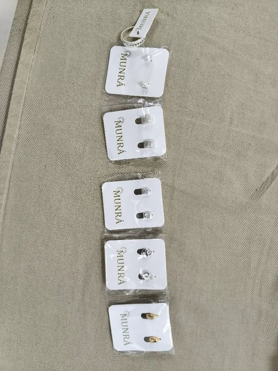 Jóias munrá conjunto pra vender logo