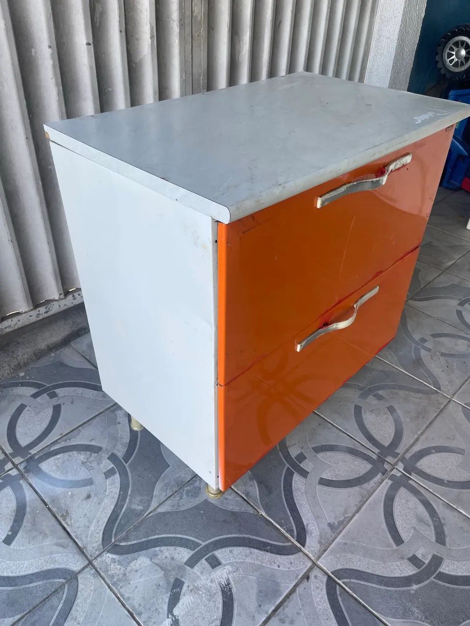 Balcão de aço usado 2 gavetão 200$ - Foto 2