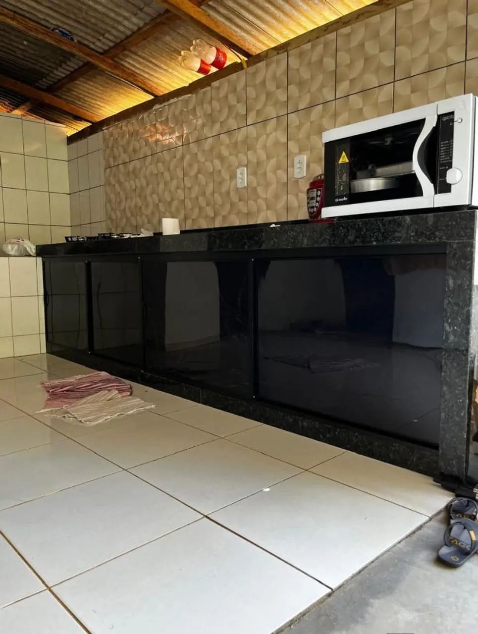 ? Fechamento de pia em vidro.  - Foto 5