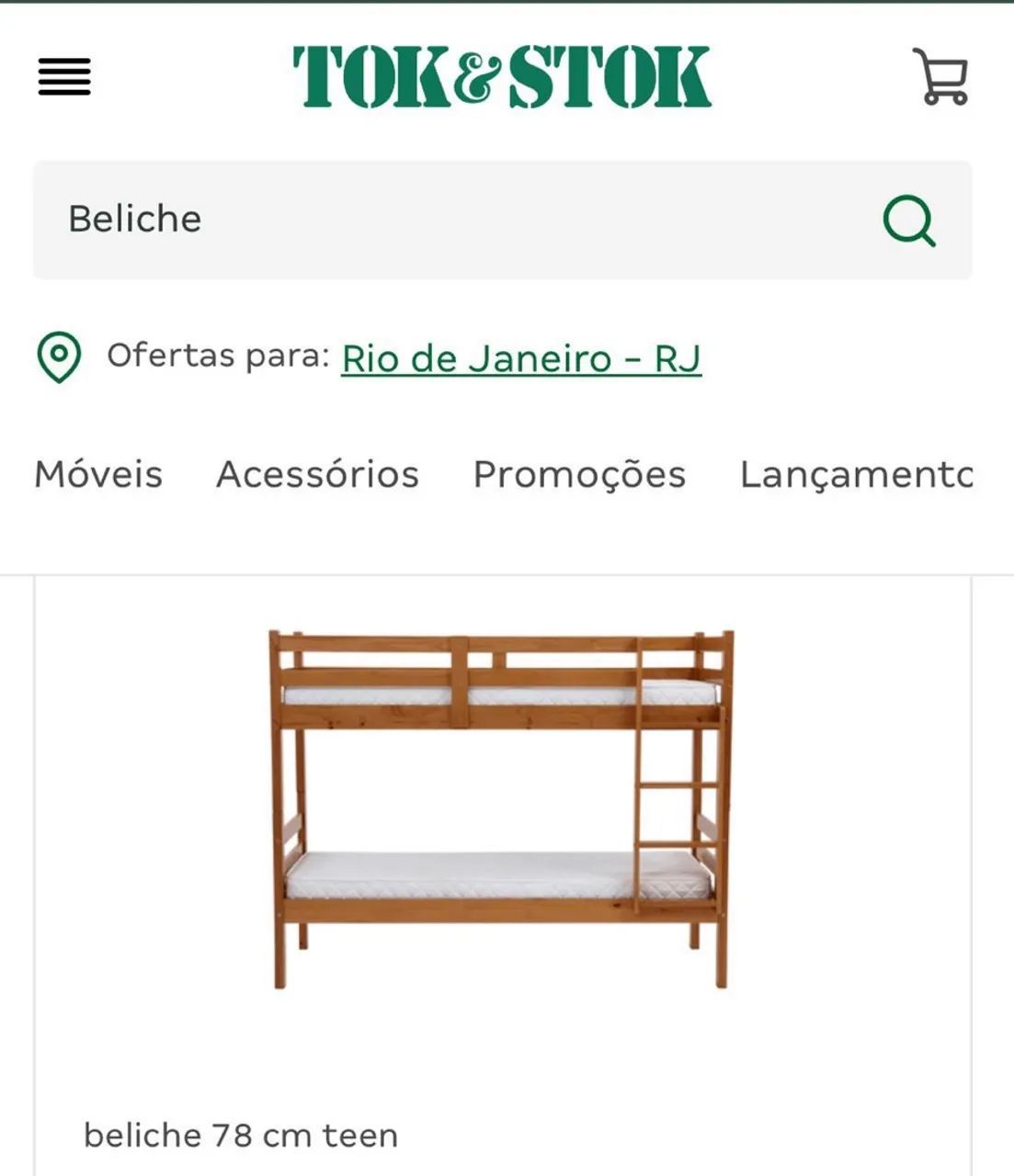 Beliche Tok&Stok Original + 2 Colchões - Foto 3