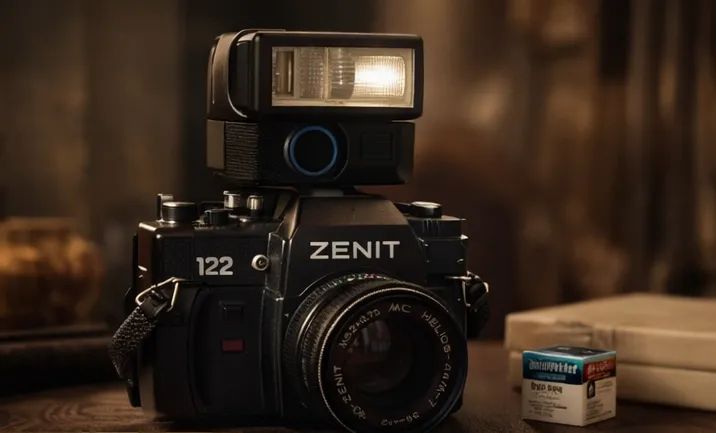 Câmera Zenit 12XL com Flashs - Foto 3
