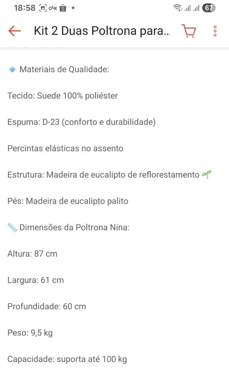 Poltrona para salão  de beleza - Foto 2