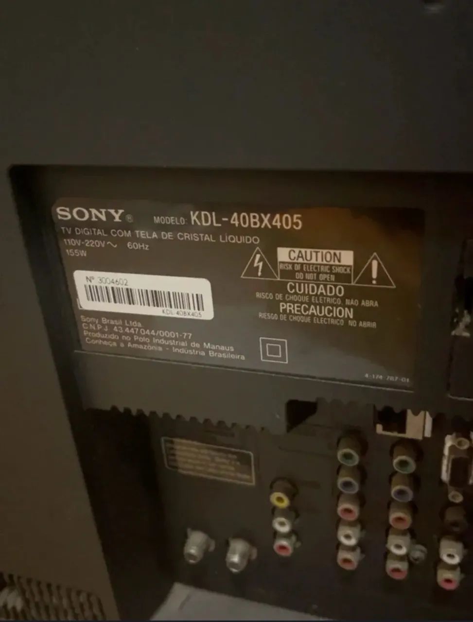 Vendo TV Sony Bravia 40 polegadas _ Aceito oferta 