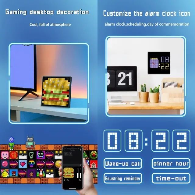 Painel Display Pixel 20X20CM - Foto 5