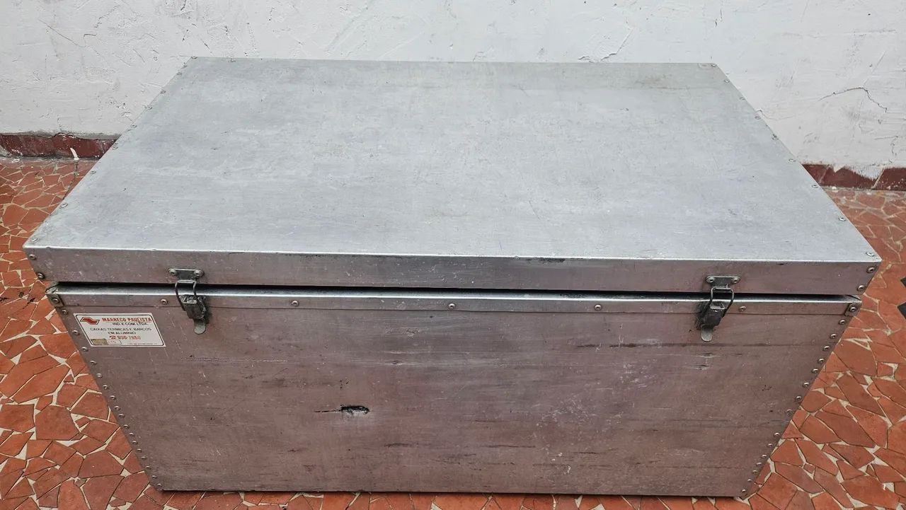Caixa térmica em alumínio 120lts. - Foto 2